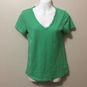 Small Old Navy Green Vintage V-Neck